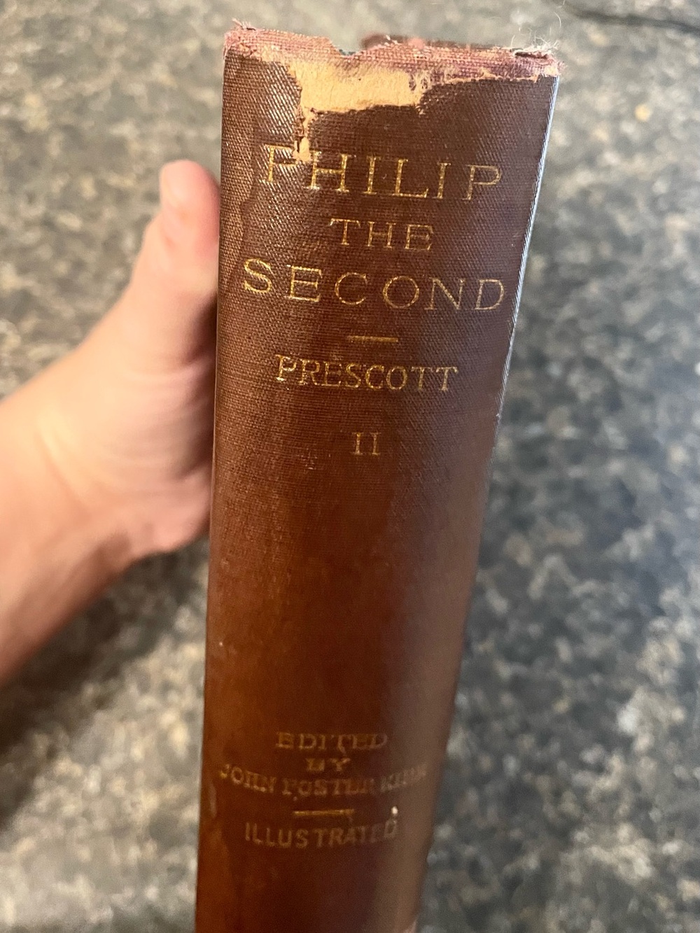 Philip the Second Prescott II Antique  Book